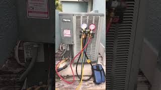 How to Tell When you are low on Freon shorts diy hvac [upl. by Joon]