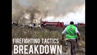 ARFF Firefighter Tactics Aeromexico Flight 2431 Crash [upl. by Ativel]