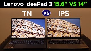 Lenovo Ideapad 3  IPS VS TN PANEL DISPLAY  15ALC6 VS 14ALC6  AMD RYZEN 5 5500U REVIEW [upl. by Hilaria]