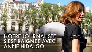 Anne Hidalgo se baigne dans la Seine [upl. by Munson]