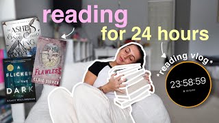 reading for 24 hours 📖✨  spoiler free reading vlog [upl. by Jordon49]