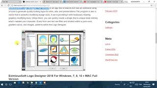 EximiousSoft Logo Designer 2018 For Windows 7 8 10  MAC Full Version [upl. by Montano849]