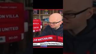 MARK GOLDBRIDGE REACTS TO UNITED VS VILLA markgoldbridge footballshorts footballfanreaction [upl. by Chellman]