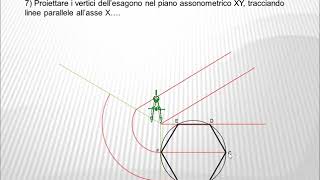 assonometria isometrica di piramide esagonale [upl. by Soigroeg]