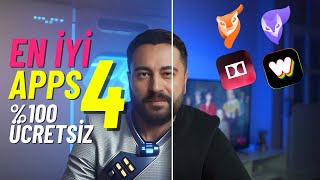 EN İYİ 4 YAPAY ZEKA MOBİL UYGULAMASI  MUTLAKA DENEMELİSİN [upl. by Vladi177]