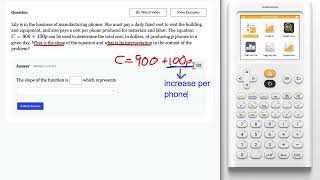 Identifying Slope in Context of Linear Equation [upl. by Saylor]