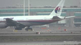 THE LAST FLIGHT Malaysia Airlines 777 in Rome Fiumicino FCOLIRF [upl. by Aliehs]