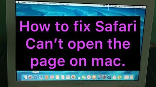 Safari Can’t Open The Page On MacBook [upl. by Evol]