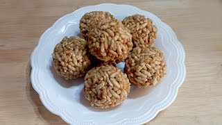 Maramaralu laddu  Maramaralu snacks recipe in telugu  puffed rice  Maramaralu [upl. by Thanh]