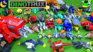 LOTS of Dinotrux Toys Diecast Ty Rux DStructs Splitter Ton Ton Dozer Revvit Skya Garby Waldo Toys [upl. by Martita]