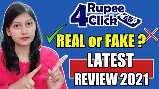 Rupee4Click Latest Review 2021  REAL or FAKE  Rupee 4 Click PAYMENT PROOF BEST INCOME SECRETS [upl. by Aneret]