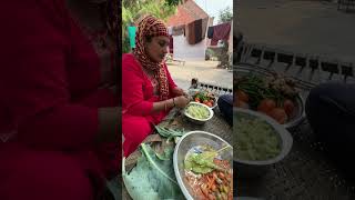 Aaj Bnayi Apne Garden Ki gobhi villagefood villagekitchen sunilpalvlogs [upl. by Manthei487]