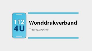 BOSMAN OPLEIDINGEN  Wonddrukverband  Traumazwachtel [upl. by Poore]