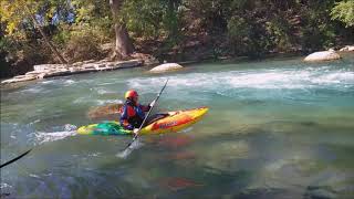 Test Drive of a Pyranha Machno Kayak [upl. by Arral]