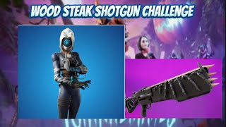 Wood stake shotgun only challenge Epic win [upl. by Nnaillek]