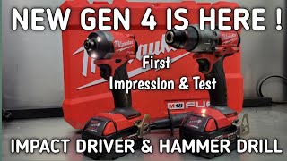 NEW Milwaukee M18 Fuel Gen 4 Hammer Drill 290420 amp Impact Driver 295320 Kit 369722 [upl. by Yerffej]