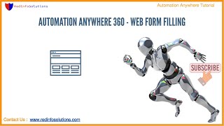 Automation Anywhere A360 Web Automation How to Fill Online Registration Form [upl. by Assetniuq]