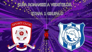 SC POPESTILEORDENI VS UNIREA CONSTANTA  CUPA ROMANIEI A VEDETELOR  GRUPA D ETAPA 1 [upl. by Lynde]