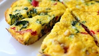 FRITTATA LIGHT che NON FA INGRASSARE NON FRITTA SENZA GRASSI   Carlitadolce [upl. by Nnylatsyrk]