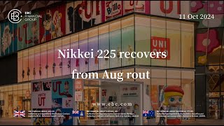 Nikkei 225 Stages Recovery from August Rout  EBC Markets [upl. by Arehsat]