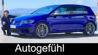 VW Golf R FULL REVIEW going crazy on Racetrack Facelift 310 hp AWD Volkswagen hot hatch [upl. by Coffeng]