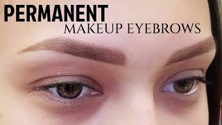 Powder Brows Permanent Makeup Tutorial Full Procedure by Iryna Tkachuk [upl. by Eeleak31]