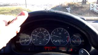 e46 jerky acceleration on cold startmp4 [upl. by Wailoo]