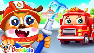 Firefighter Rescue Team Song 🧑‍🚒 Fire Safety Song  Kids Learning Song With DodoLala  DooDoo [upl. by Dode607]