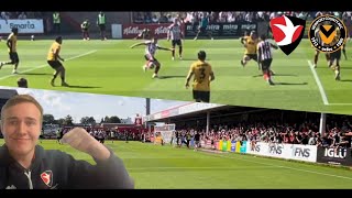 Cheltenham Town vs Newport County  5 Goal thriller as Cheltenham win in 96th minute [upl. by Delphinia]