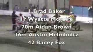 Brad Baker and Wyatt Mcguire Salem Speedway Open Expert H1 [upl. by Nadual]