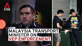 Malaysia Transport Minister Anthony Loke on VEP enforcement  Full press conference [upl. by Merriott]