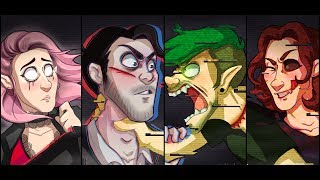 Now Just Calm Down Anti  Darkiplier Antisepticeye DeathWiish amp DarkAmy Speedpaint [upl. by Janette]