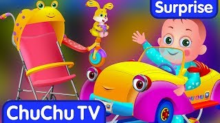 Véhicules de Bébés Baby Vehicles  Poussette Trotteur amp Plus  ChuChu TV Surprise Œufs Jouets [upl. by Corabella]