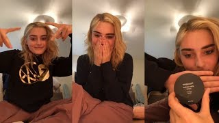 Meg Donnelly  Instagram Live Stream  9 April 2018 [upl. by Kneeland]