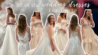 All Of The Wedding Dresses I Said No To [upl. by Ariahs860]