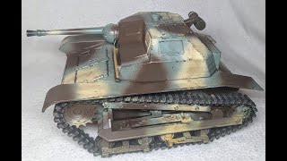 TKS Polish tankette  116 RC model tank [upl. by Chandra]