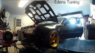 D16z6 turbo dyno video [upl. by Ahserak975]