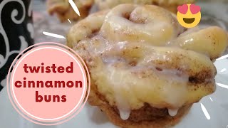 EATS Ep6 Twisted Cinnamon Buns  Easy amp No Knead  Happy Home Cook [upl. by Darya]