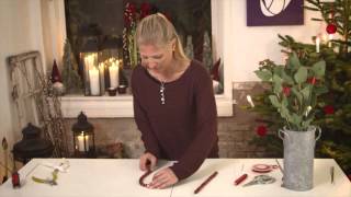 EUROFLORIST DIY Decoratiehartjes voor kerst [upl. by Stortz215]