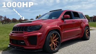 Trackhawk KILLER Whippled Built Motor and Cammed Jeep SRT [upl. by Kcirdahc]