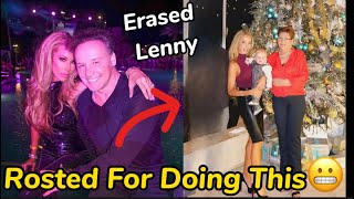 Lisa Hochstein roasted for removing estranged husband Lenny from family photo 😬😬😬 [upl. by Sloatman]