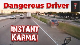 INSTANT KARMA BEST  Drivers busted by cops for speeding brake checks Bad driving Instantjustice [upl. by Wilbert]