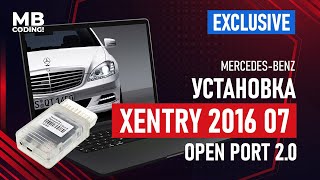 Диагностика Mercedes  самая доступная версия  Xentry 2016 07 PassThru и OpenPort 20 [upl. by Nwahsuq]