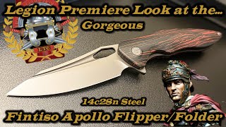 Legion Premiere Look at the Fintiso Apollo in 14c28n Steel [upl. by Ynar]