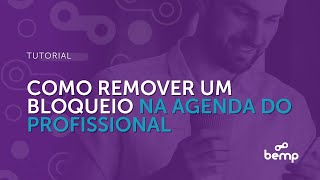 Como remover um bloqueio na agenda do profissional [upl. by Minier479]