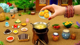 Miniature Aloo chocolate Donuts Recipe  How To Cook Yummy Aloo Fry Donut India Best Yummy Cooking [upl. by Attenauq]