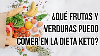 FRUTAS Y VERDURAS RECOMENDADAS EN LA DIETA KETO  LOW CARB FRUITS AND VEGETABLES  Manu Echeverri [upl. by Moazami]