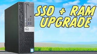 Dell Optiplex 7050 Upgrade RAM SSD [upl. by Odnala]