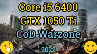 Core i5 6400  GTX 1050 Ti  CALL OF DUTY [upl. by Carmelina357]