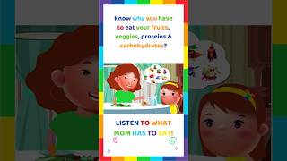 Why eat fruits veggies proteins amp carbohydrates  our story on healthy eating habits storyforkids [upl. by Marcin217]